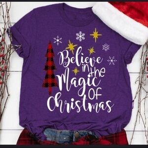 Believe in the magic of Christmas tee.  NWT.